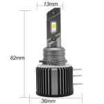 ODM Focos Automotive LED Headlight 80W 8000Lm H15 Headlamps