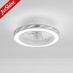 Smart Remote Controlled Flush Mount LED Ceiling Fan with DC Motor and ABS Blades