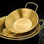 Wholesale TOP Seller Gold Cookware Dry Pan Stainless Steel Ramen Pots Seafood