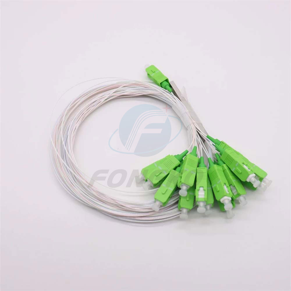 Mini Type Fiber Optic Spliter , 0.9m SC APC Optical Splitter