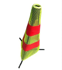China Reflective Collapsible Road Traffic Cones 600mm Textile Material factory