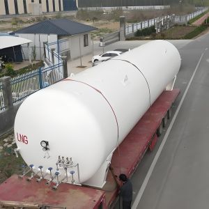 Vertical 5 M3-300 M3 Cryogenic Transport Tank For Liquefied Natural Gas LNG