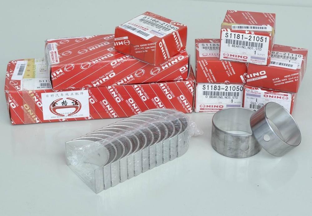 Cu / Pb Material Crankshaft Bearing For Mitsubishi 6D40 Engine Bearing For Excavator