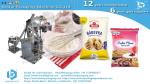 Orange instant drink powder sachet automatic weighing packing machine BSTV-160F