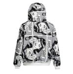 Factory wholesale hoodie with hood all over print custom hoodies