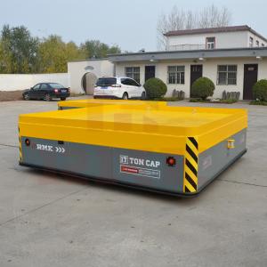 China Motor Power 17 Tons Load Battery Transfer Trolley For Concrete Handling factory