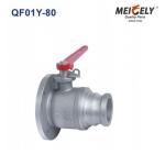 High-Quality One Way/Three Way Flange Ball Valve QF01Y-80 DN80 For Water Tank