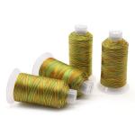 100G NET Weight Polyester Sewing Thread in Rainbow Colors for Abrasion-Resistant
