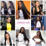 13x4HD Lace Front Wig Bone Straight Human Hair Wig PrePlucked