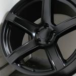 20x9.5 HC2 Style Dodge Replica Wheels Satin Black Flow Form Rims Tires Fit