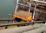 Wagon On Tracks Motorized Industrial Carts , Rail Transfer Bogie With Slope