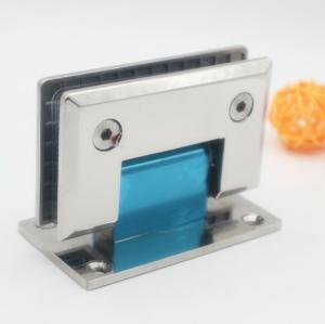 China Square Bevel Stainless Steel Glass to Wall Shower Door Hinge for 800-1000MM Door Width factory