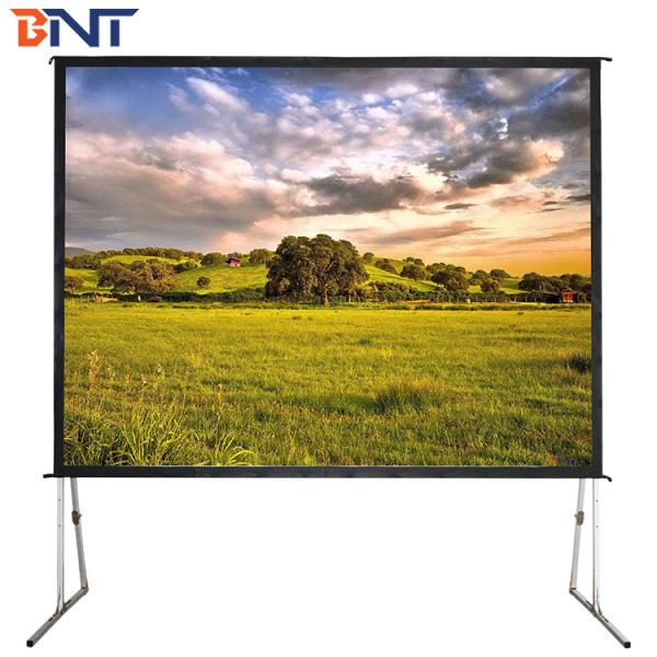 BNT wholesale product 150 inch used for outdoor fast fold projector screen