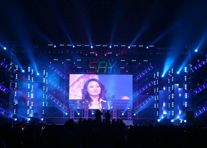 Outside Stage LED Screens High Brightness Waterproof LED display Asynchronous