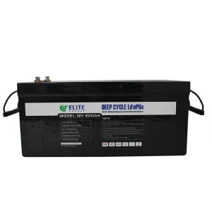China High Capacity 12V 200Ah Lithium Ion Battery Backup LiFePO4 Battery For RV Caravan factory
