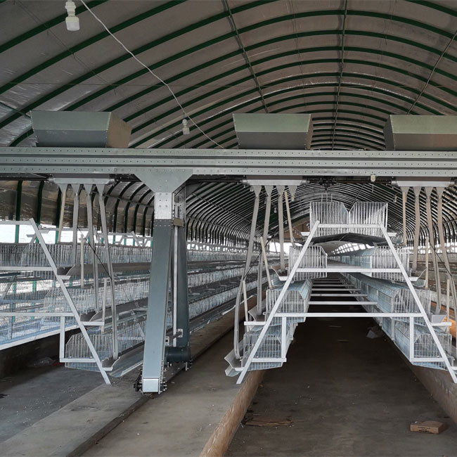 A Type Full Automatic Battery Chicken Cage Cold Galvanized For Farm