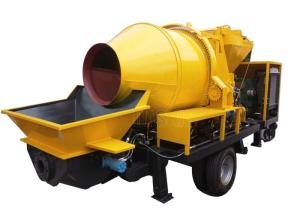 China Static Hydraulic Mobile Concrete Mixer Pump For House / Commercial Buildings factory