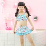 Baby Girls Two Pieces Bikini Set Swimwear Beach Swimsuit Swimming Suit for