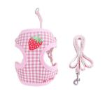 Traction Green Cat Harness Chest Strap Snack Bag Cat Traction Rope Adjustable