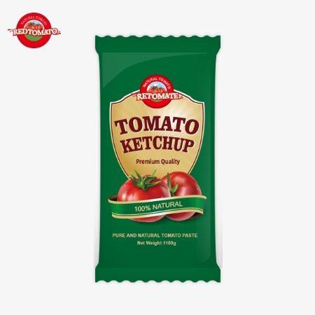 A 10g Sachet Of Tomato Ketchup Offers A Sweet And Rich Flavor With Natural