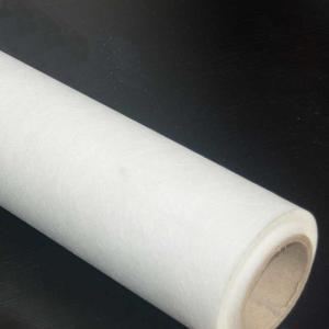 China White color and fire – resistant Fiberglass surface veil for FRP products factory