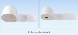 China Length 100sections Width 120mm Perforation For Cotton Roll factory