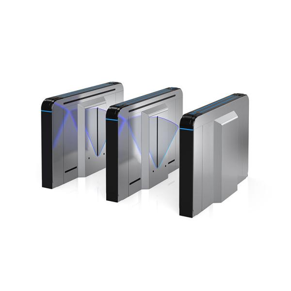 China RS485 TCP Flap Barrier Turnstile Pedestrian Speed Gates AC220V factory