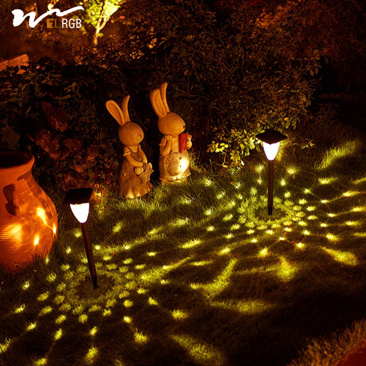 Waterproof ABS Material Solar Lawn Lights for Garden Landscaping and Home Atmosphere