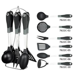 China Flexible Kitchen Utensils Set for Any Color Kitchen and Design Heat Resistant Utensils factory