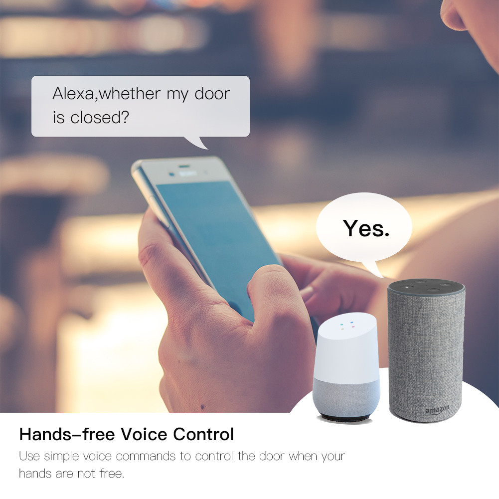 No Hub Required WiFi Tuya Door Sensor Detect Open / Close Status Work With Alexa Google Assistant