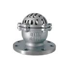 Silver Stainless Steel 304 316 Flanged Foot Valve with Screwed End and Butterfly