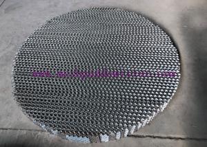 China SS 316L Structured Distillation Packing 500Y With Fasten Steel Wires Each Segment factory