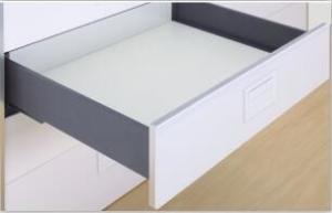 China Self and soft-closing Drawer Full extension Twin wall series cold rolled steel factory