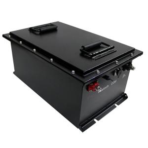 China Golf Cart LFP 51.2V 105Ah Rechargeable Lithium Ion Battery with Bluetooth factory