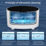 Rechargeable Battery Ultrasonic Jewelry Cleaner 600ML 35W SS 42kHz ZX-895