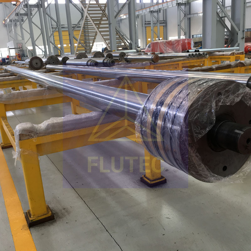 Carbon Steel Hydraulic Cylinder Piston Rod Double Acting ISO9001 Approved