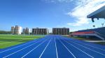 High Resistance Tartan Running Track Made Of Rubber Material Help Constructions