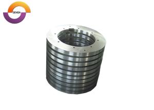 China Precision CNC Ground Carbide Steel Blades Round Shape HRC45-65 Hardness For Rotary Slitting factory