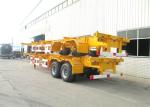Dual Line Braking Straight Beam 40Foot Flatbed Container Trailer