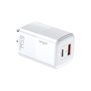 China Super Fast 65w GaN Charger Type C Dual Port QC3. 0 Quick Charging factory