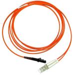 Customized MTRJ-LC Duplex Hybrid Fiber Optic Patch Cord MM 50/125um