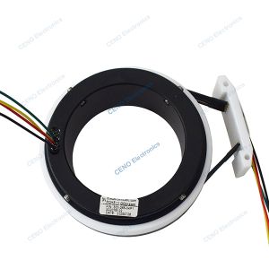 China Separate Slip Ring with Two half style and Electric Power Rotary Joint factory