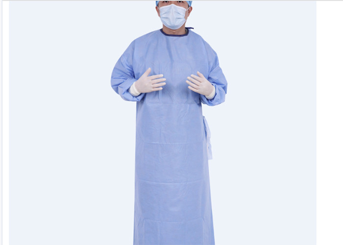 China Nonwoven Surgical PPE 70g Medical Isolation Gowns factory