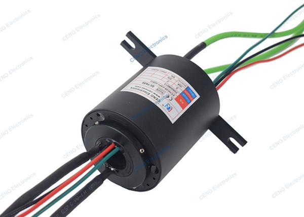 IP41 Protection Grade Through Bore Slip Ring with Gigabit Ethernet Signal and
