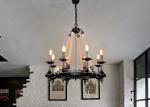 D7105 E27 Restaurant Dia 83cm / 103cm Vintage Rope Pendant Light