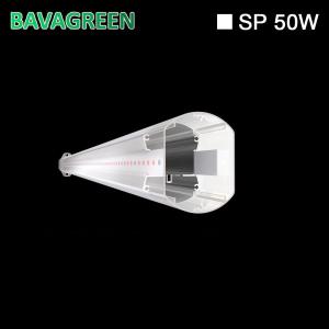 China Greenhouse 50W UV IR LED Grow Light 660nm 450nm Blue Red Spectrum 4ft factory