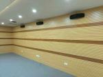 Interior Design Decorative Material Wooden Grooved Acoustic Panel For Function