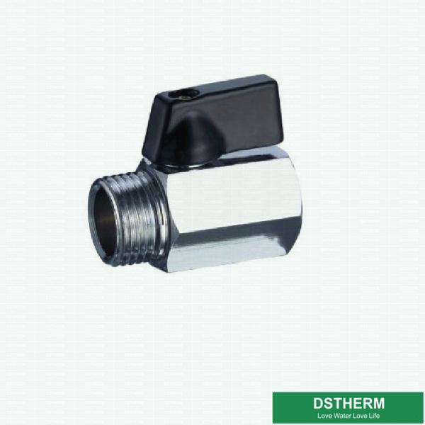 Chrome Plated Customized Mini Forged Brass Ball Valve Male Female Threaded Brass