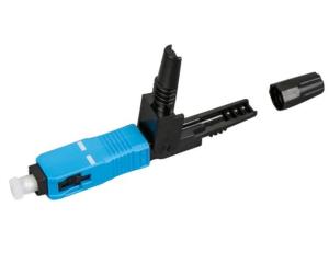 China 0.9mm Drop Cable Fiber Optic Fast Connector SM SC Upc factory