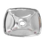 Cold Plate Stamping Barber Chair Base In Plating Color / Matte Black